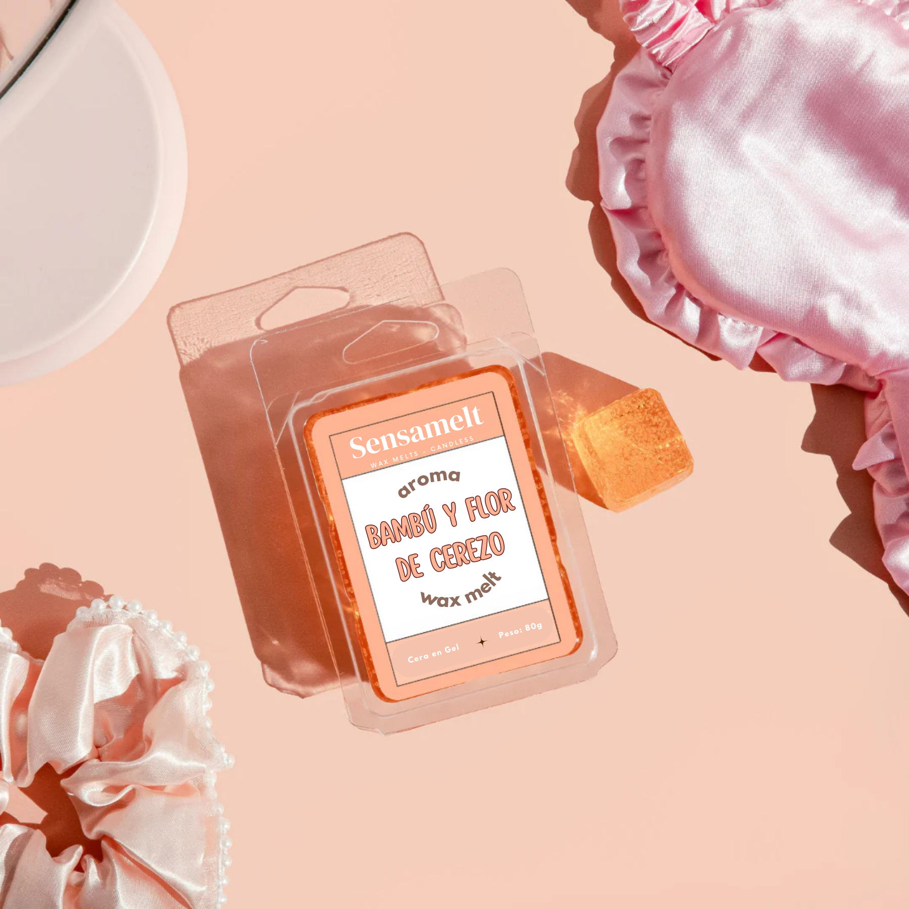 Wax Melts de gel - BAMBÚ Y FLOR DE CEREZO