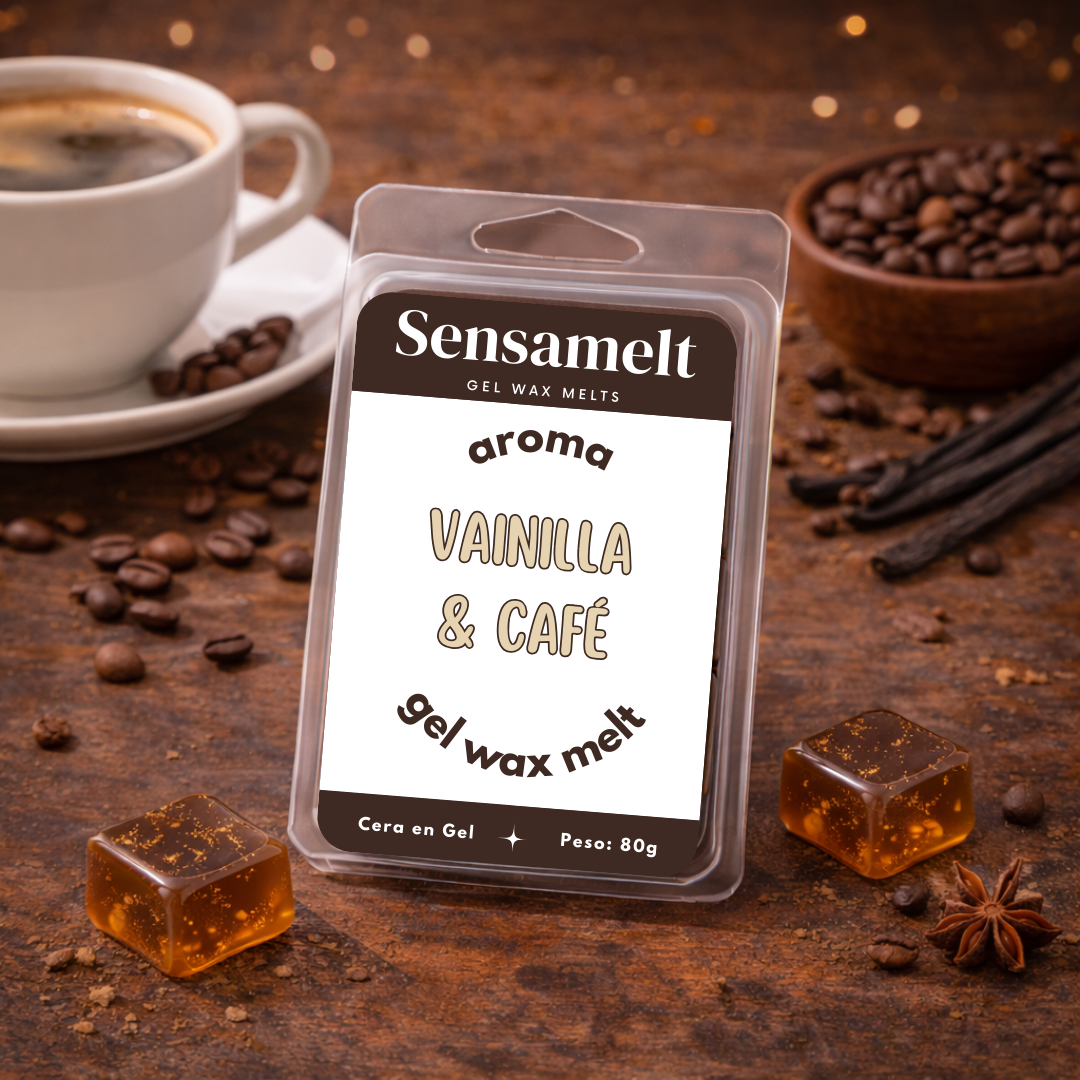 ☕ Wax Melts de gel - Vainilla y Café