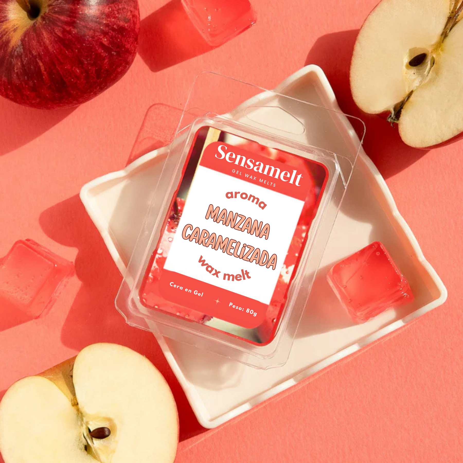 Wax Melts de gel - Manzana Caramelizada 🍎