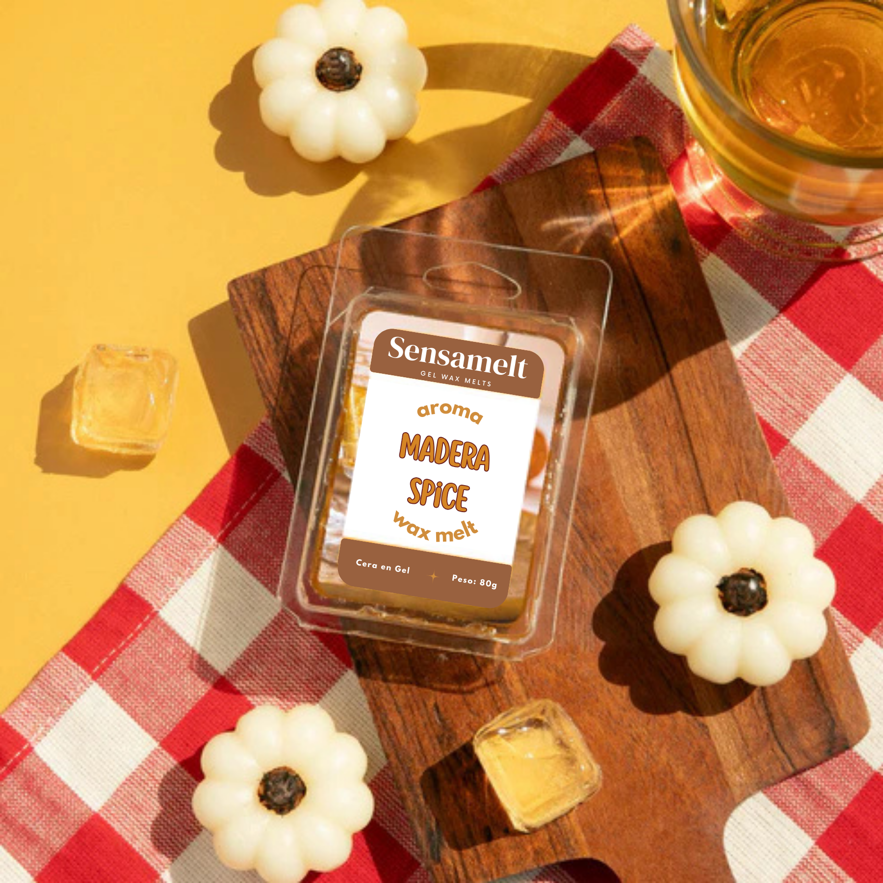 Wax Melts de gel - Madera Spice 🪵