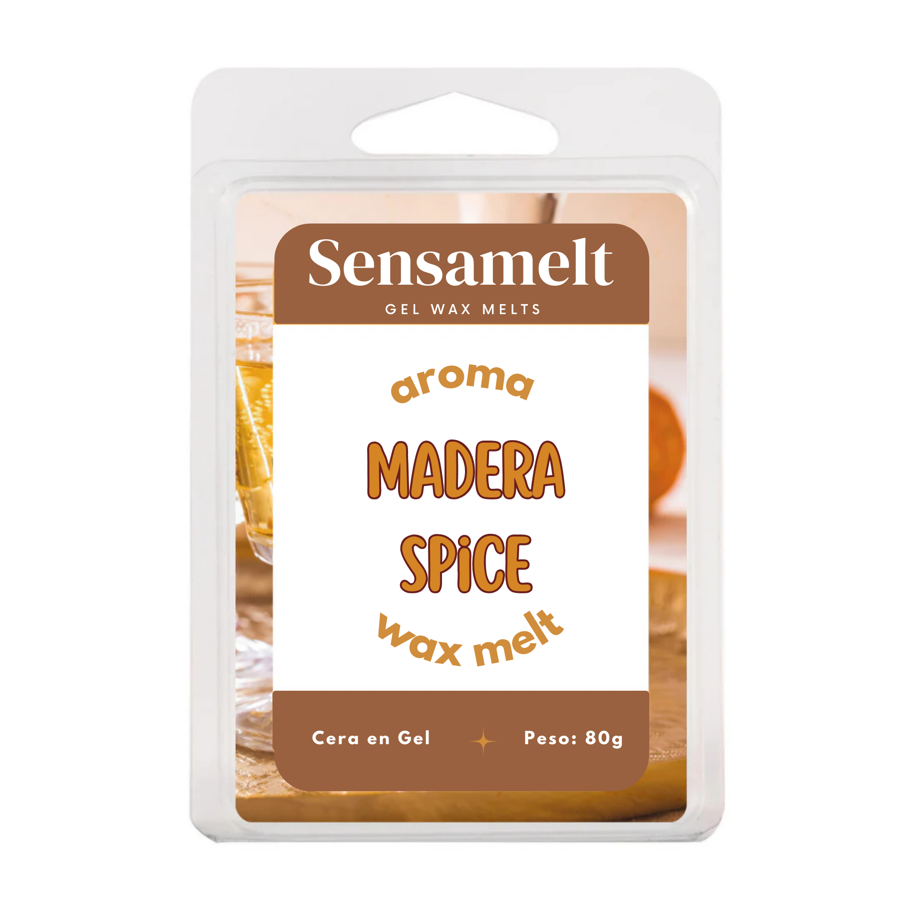 Wax Melts de gel - Madera Spice 🪵