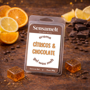 🍊🍫 Wax Melts de gel - Cítricos y Chocolate