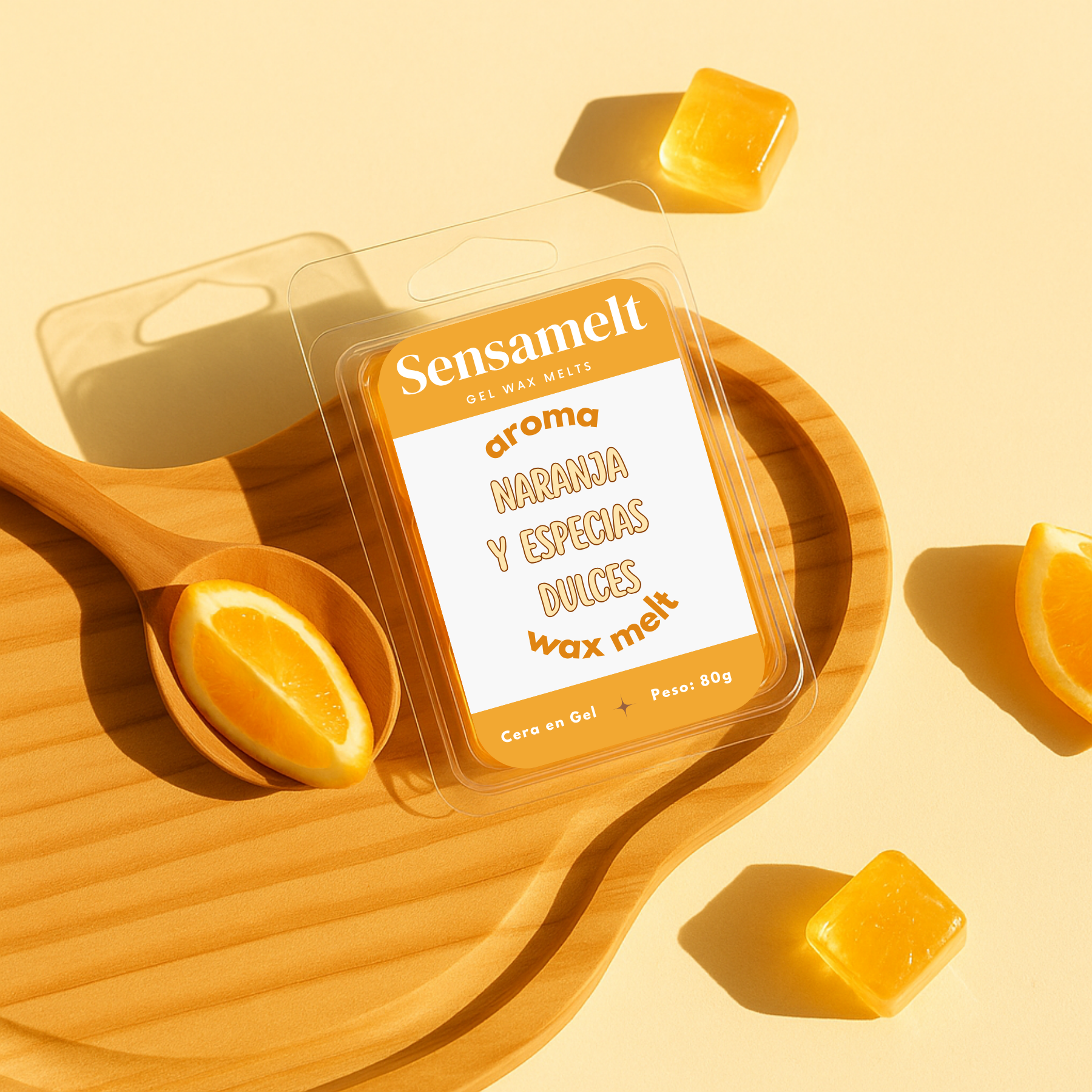 Naranja y Especias dulces - Gel wax melt