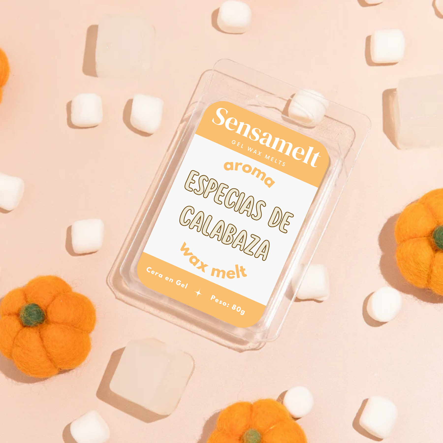Wax Melts de gel - Especias de Calabaza