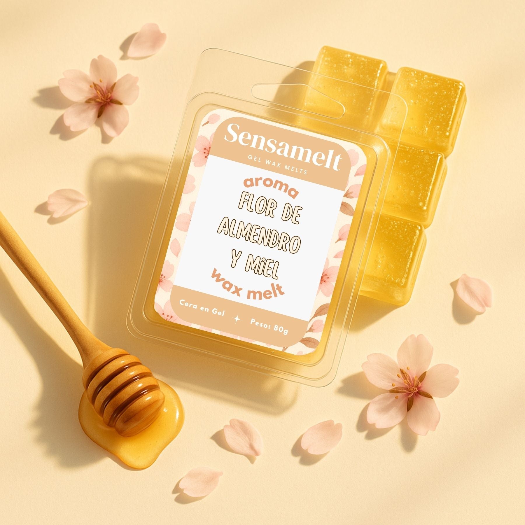Wax Melts de gel - Flor de Almendro y Miel