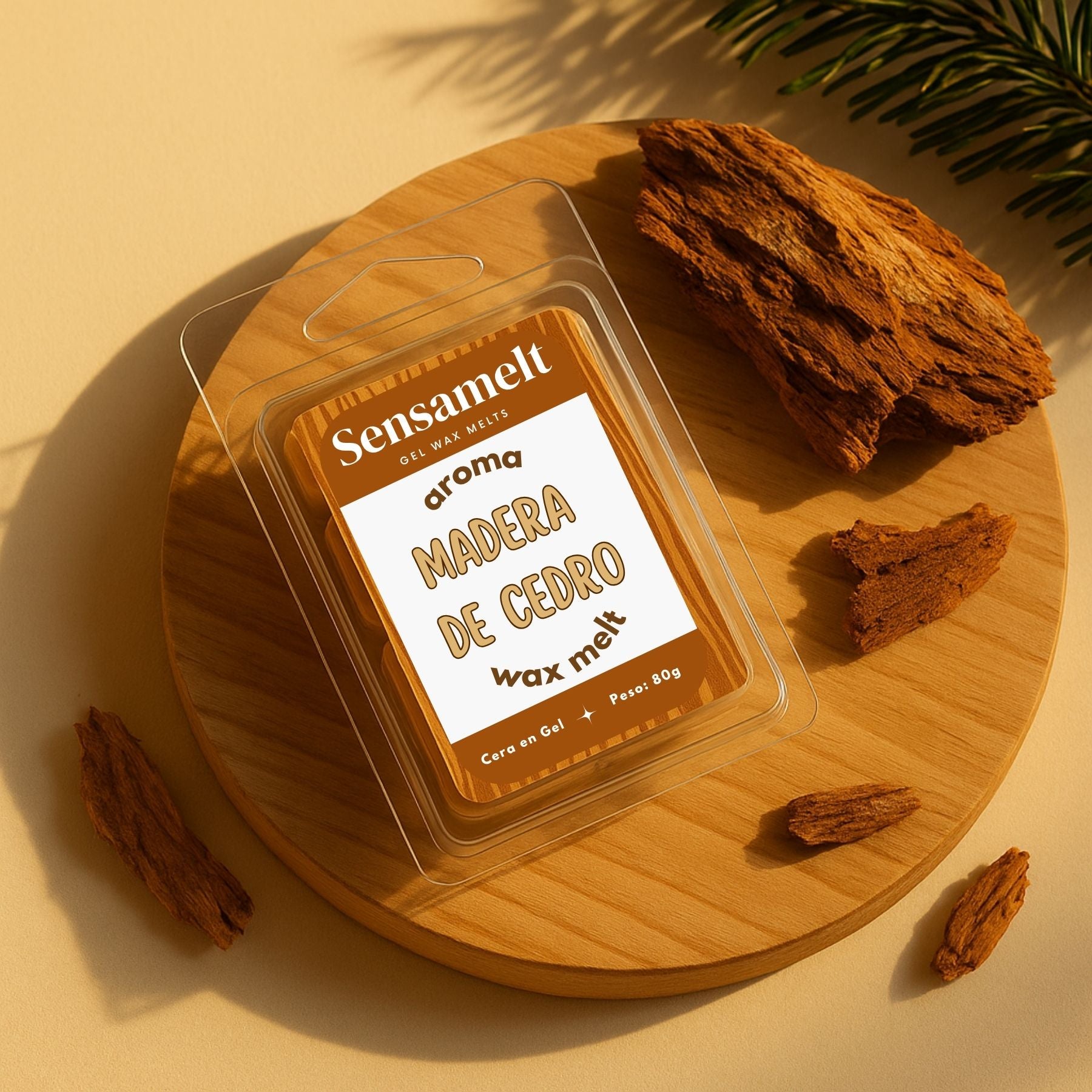 Wax Melts de gel - Madera de Cedro