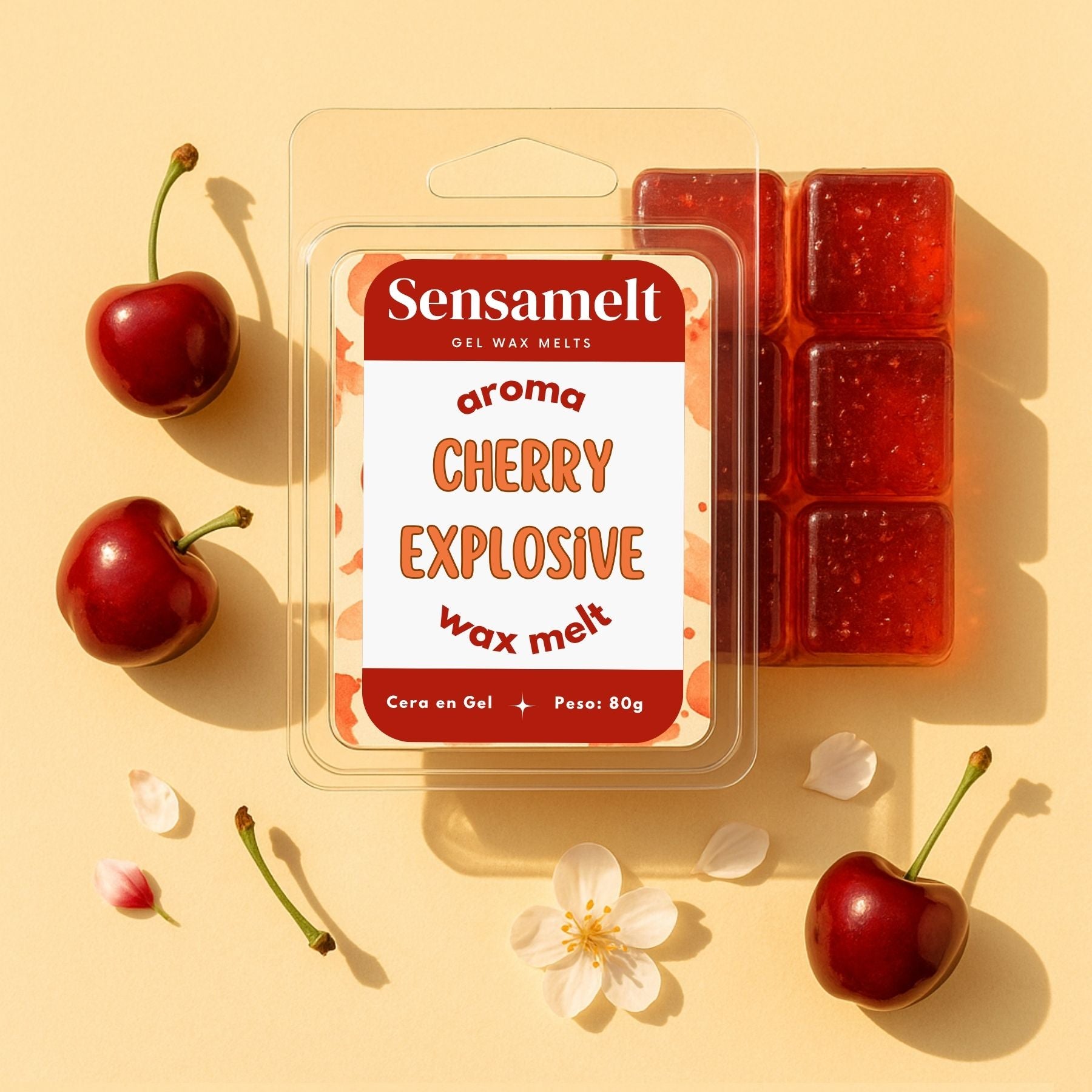 Cherry Explosive - Gel wax melt