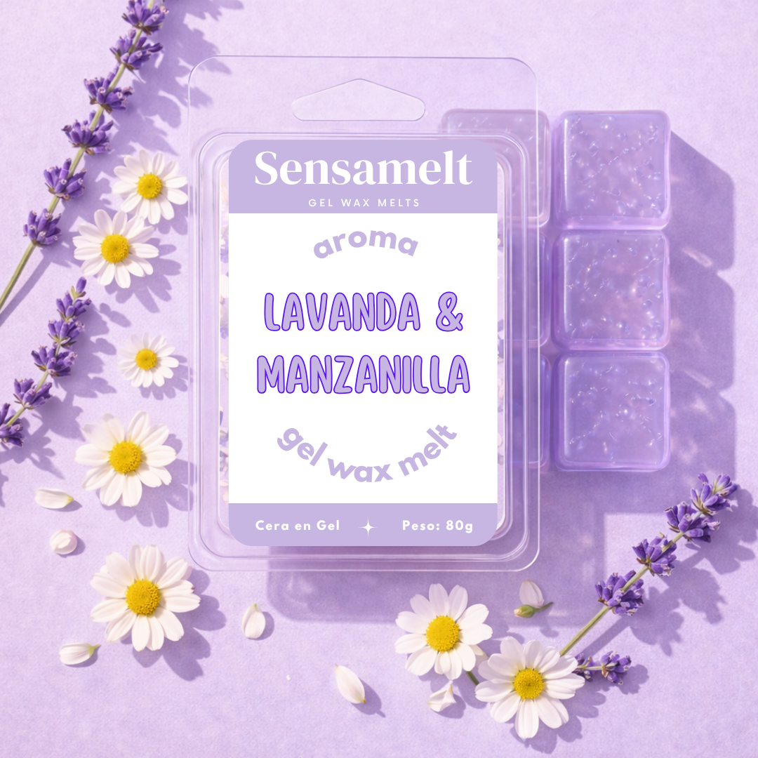 Lavanda & Manzanilla – Wax Melt de Gel