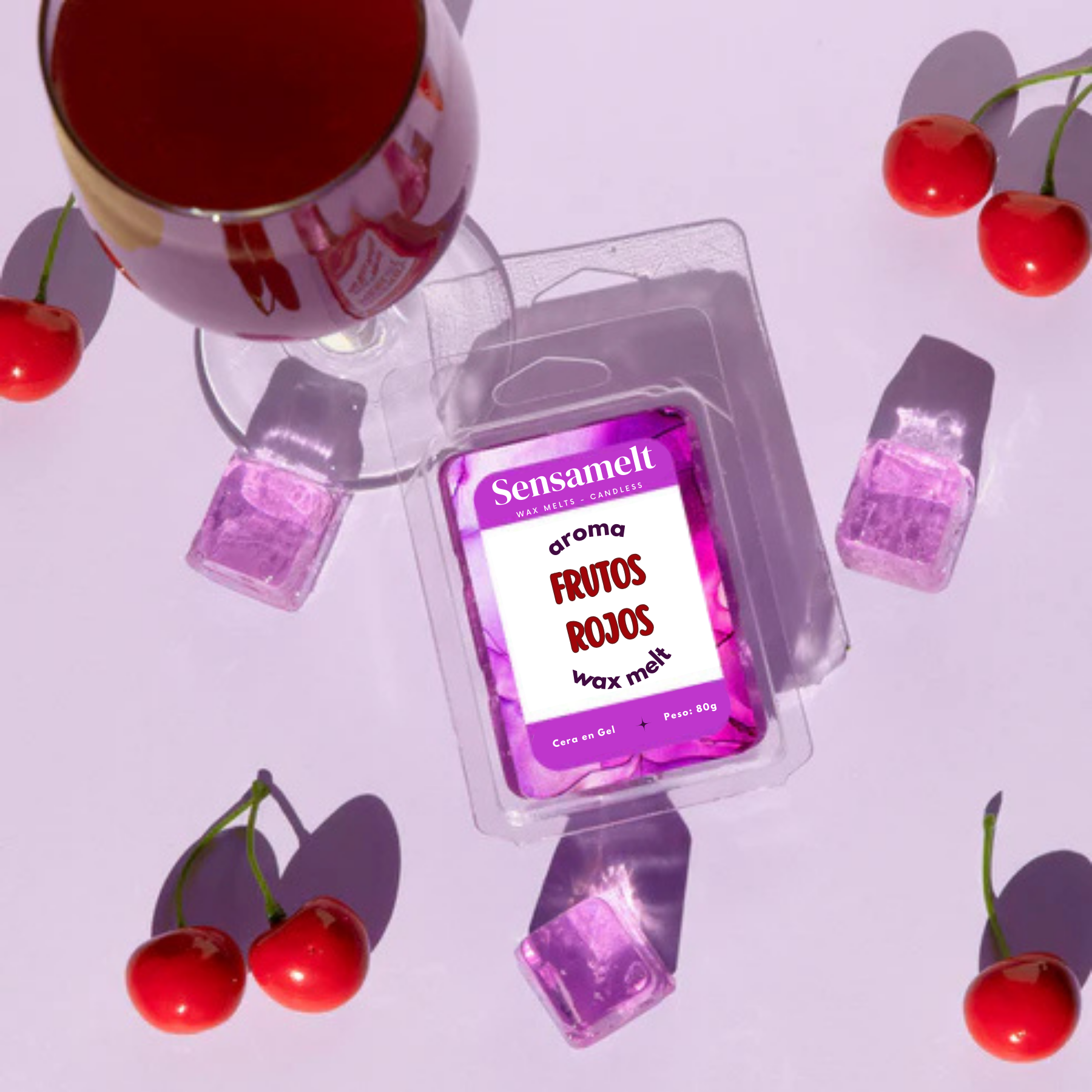 Wax Melts de gel - FRUTOS ROJOS 🍓🫐 (+100 horas)