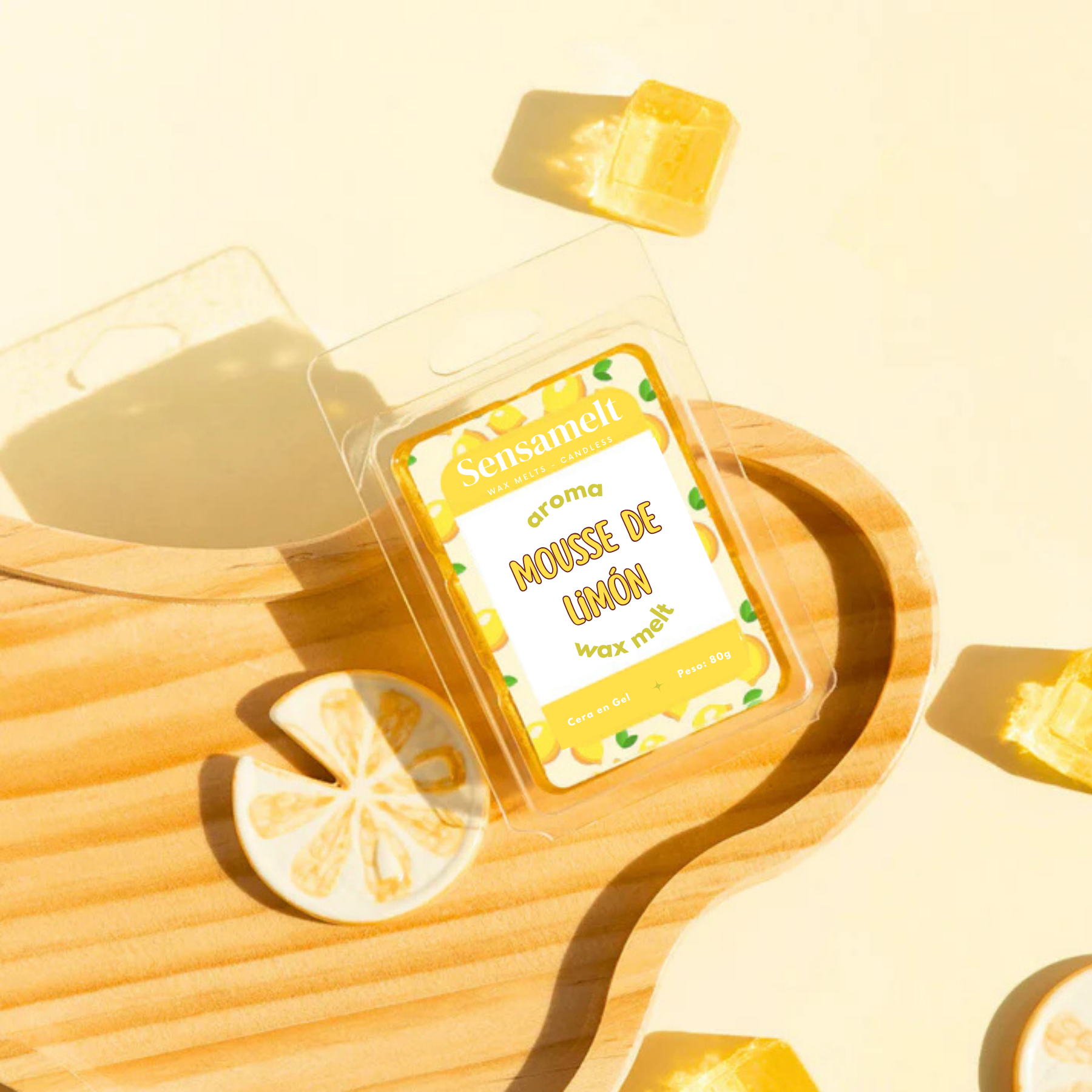Wax Melts de gel - MOUSSE DE LIMÓN 🍋🍨 (+100 horas)