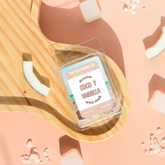 LECHE DE COCO Y VAINILLA - Gel wax melt