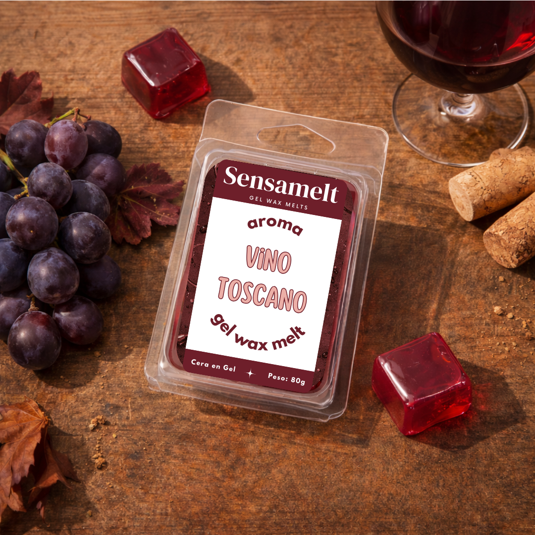 Wax Melts de gel - Vino Toscano
