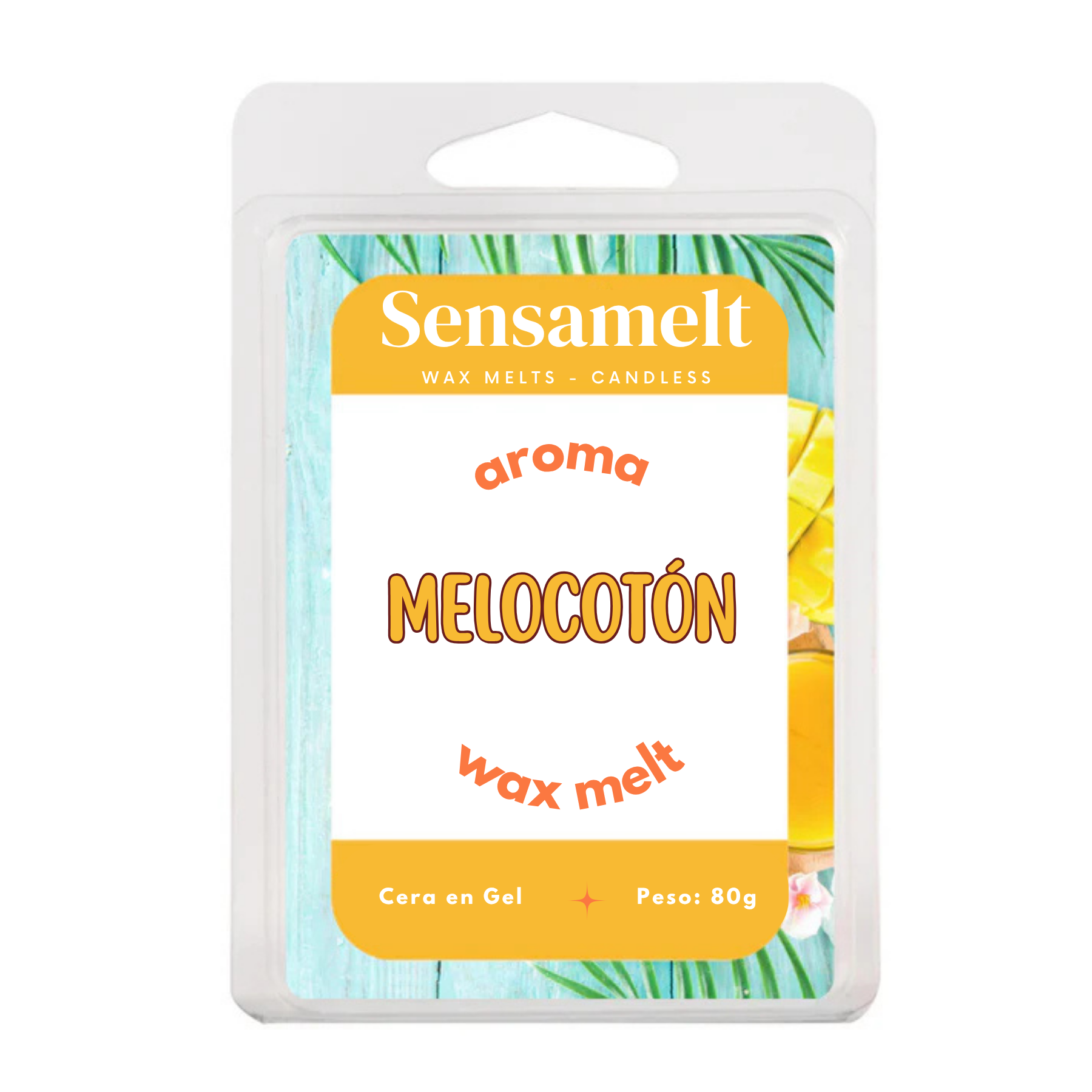Wax Melts de gel -  MELOCOTÓN