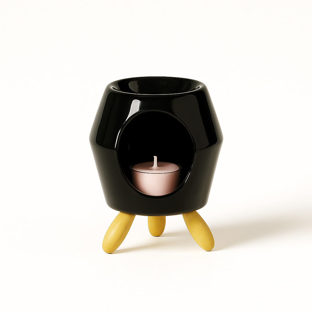 Quemador Minimalista Negro