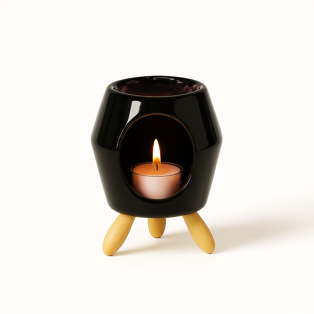 Quemador Minimalista Negro