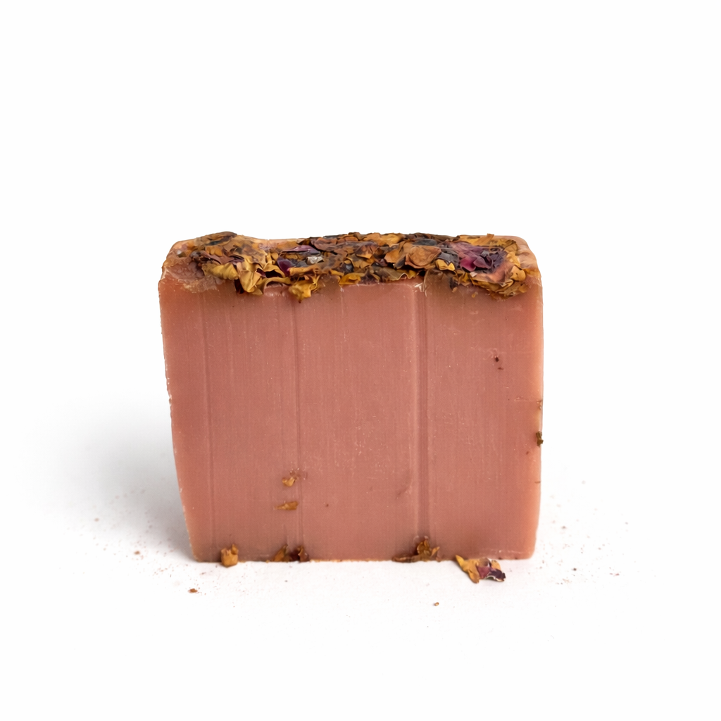 Jabón artesanal Rosa y Vainilla