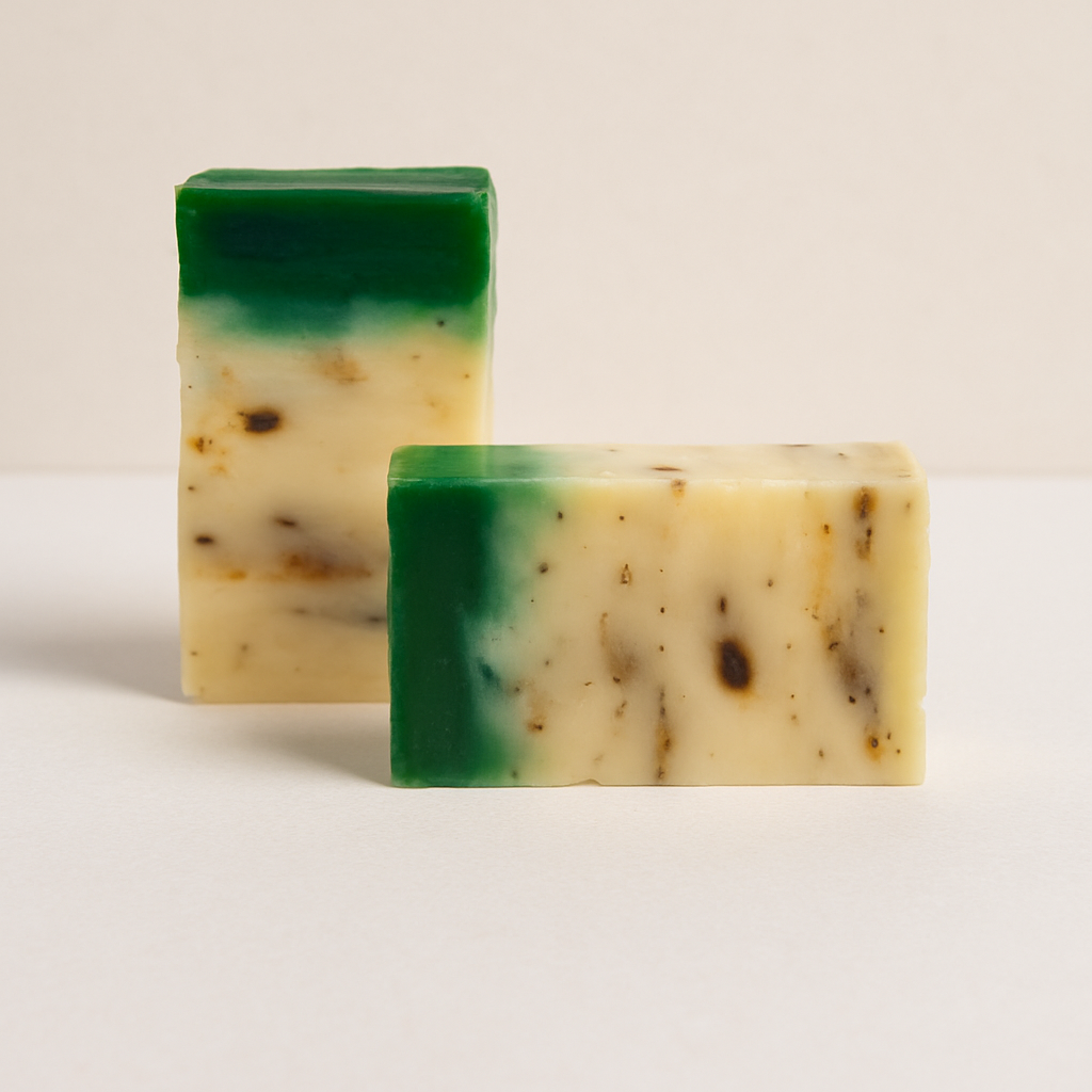 Jabón artesanal de Té verde (Purifica y calma)