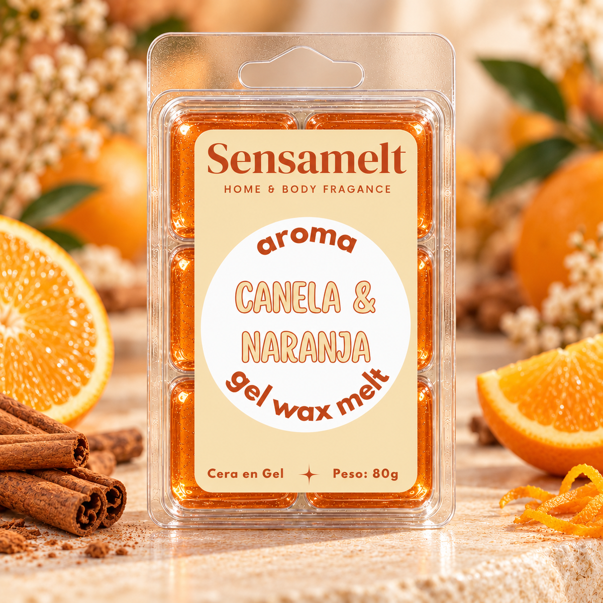Canela y Naranja - Gel wax melt