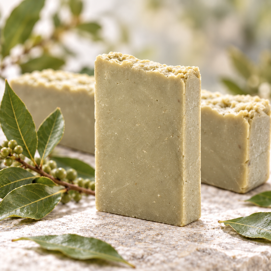 Jabón artesanal de Laurel (Relajante y antioxidante)