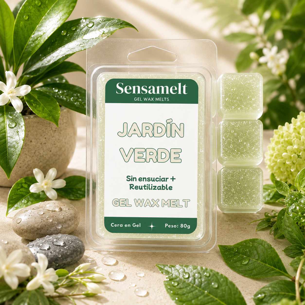 Jardín Verde – Gel wax melt