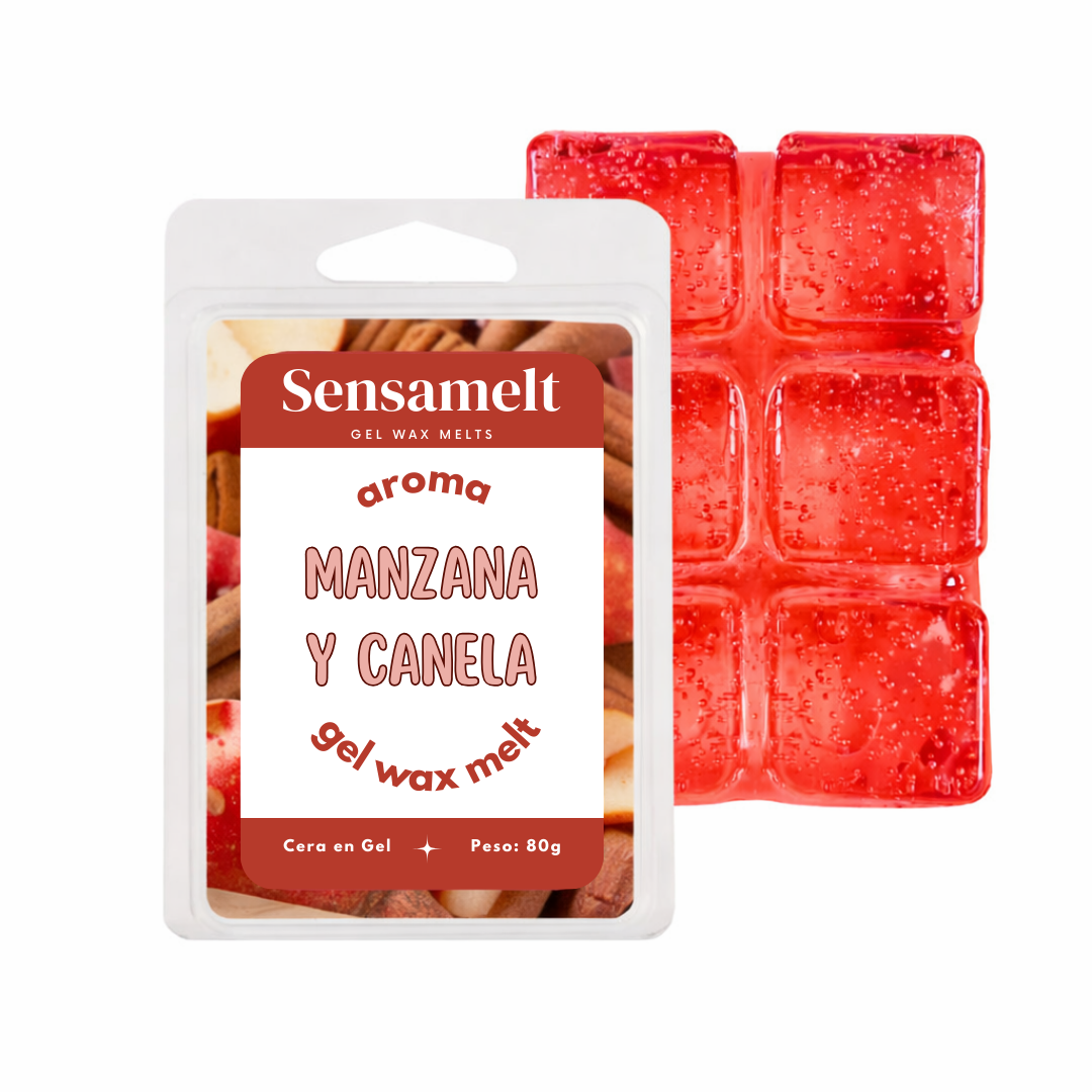 Wax Melts de gel - Manzana y Canela