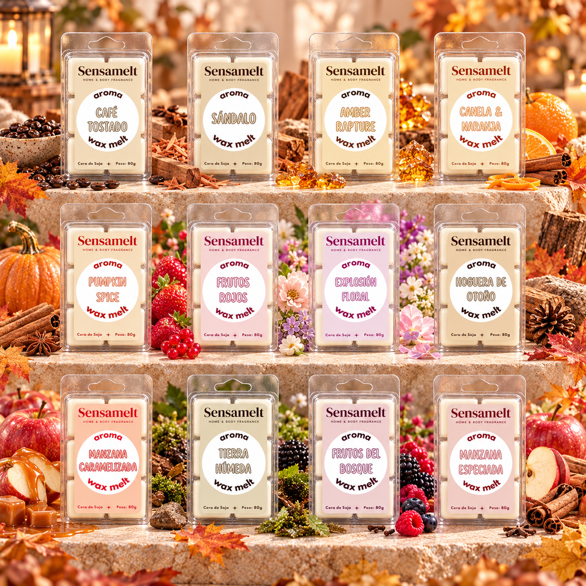 Pack Otoño - 12 Aromas