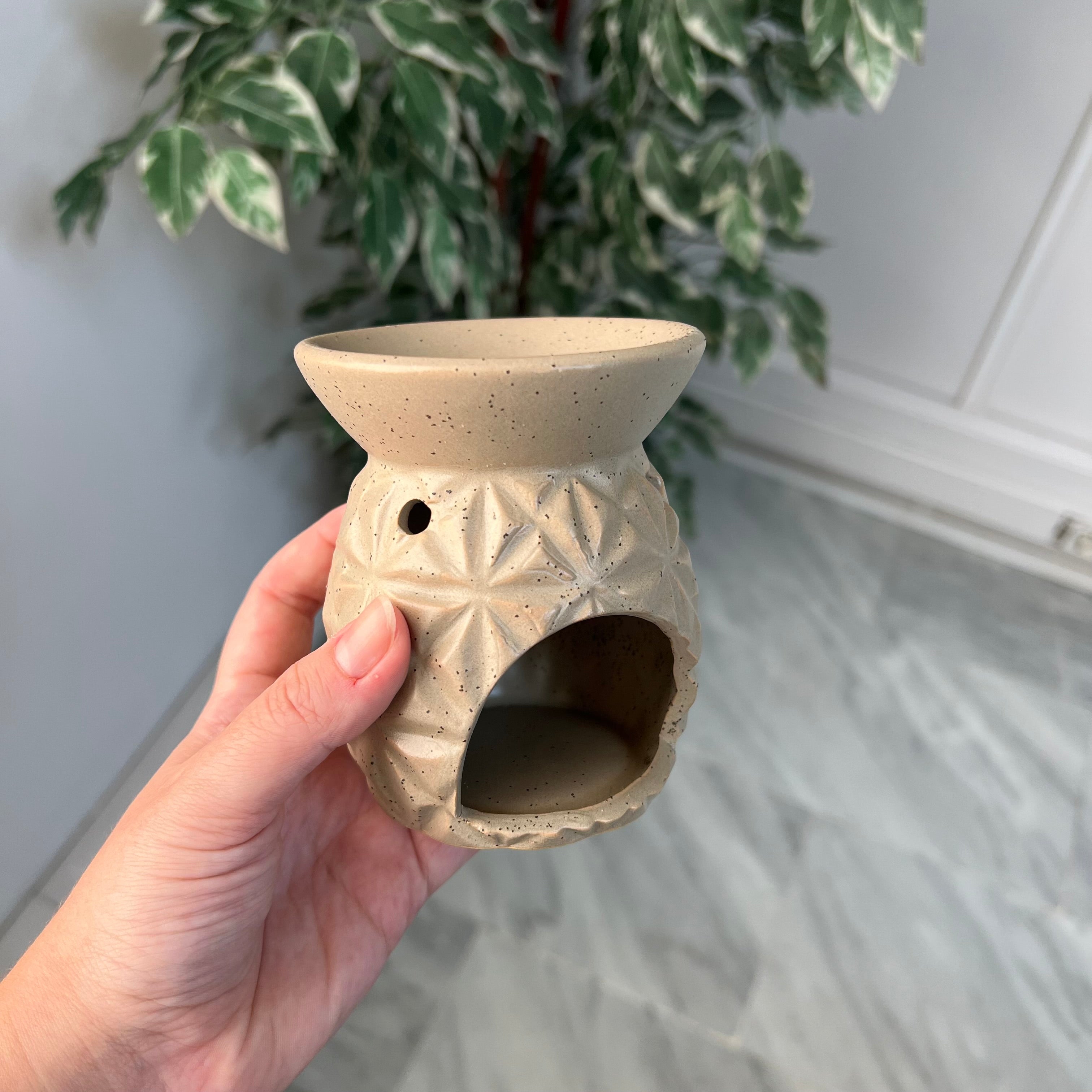 Quemador “Piña” – Diseño natural con textura en relieve